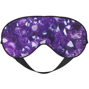 Roze kristallen diamant (3) Afdrukken Veelzijdige Rest Helper, Zacht Slaap Oogmasker Dubbelzijdig voor Yoga, Camping, Zacht Slaap Oogmasker