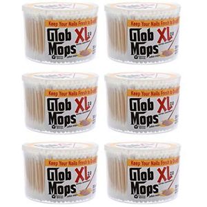 glob mops xl 2.0 300pcs x 6 packs! bulk! eco friendly 1800 total mops