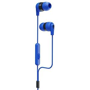 Skullcandy Ink'd+ In-Ear Bedrade Oordopjes, Microfoon, Werkt met Bluetooth-apparaten en Computers, Blauw