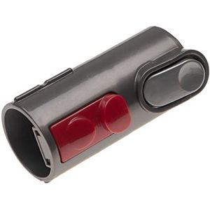 vhbw Stofzuiger slang adapter compatibel met Dyson DC29, DC29T2, DC32, DC33c, DC36, DC37 (oud naar nieuw) - zwart/rood, kunststof mondstuk converter