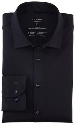 OLYMP Level Five 24/Seven Overhemd, body fit, New York Kent, Marineblauw