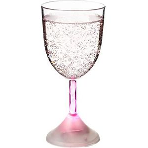 Ultra 8 LED Gin Bril Licht Plastic Wijnglazen Ideaal voor Licht Up Cadeaus Rode Wijnglazen Witte Wijnglazen of Cocktailglazen of Gin Glas Nieuwigheid Wijnglas Champagne Fluiten