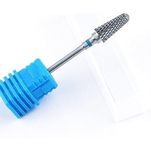 Natury Nails Bitje voor nagelvijlmachine, van wolfraamcarbide, voor manicure, pedicure, email, acrylnagels en gelnagels, draaivijl (middelkorrelig)