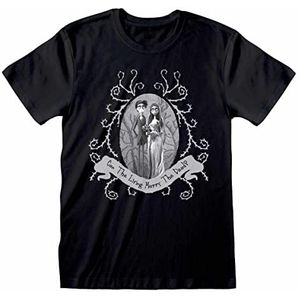 Corpse Bride Unisex volwassen dode bruiloft T-shirt (XXL) (zwart)