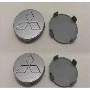 4 stuks Mitsubishi auto wieldoppen, auto wieldoppen, wieldoppen, vervangende wieldoppen, wieldop stickers