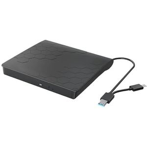 Externe Blu-ray-drive ondersteunt 50G-schijven. Lees-/schrijf-Blu-ray-drives. Draagbare 3D Blu-ray-brander. Geschikt for Windows 7/8/10/11. MacOS