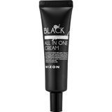 [MIZON] ALL IN ONE BLACK SNAIL CREAM (35ml) Korean Skincare - Prenium anti-aging crème - Elasticiteit & vitaliteit - Praktisch formaat - Zwarte slakkenslijm & plantenextracten