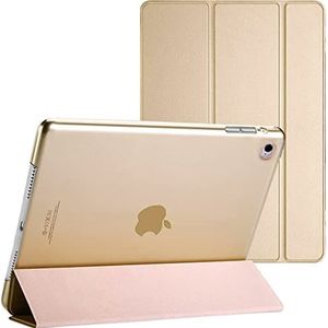 Voor Apple iPad Air 2/2e Generatie A1566 A1567 Smart Case met Automatische Magnetische Wake/Sleep (GOUD)