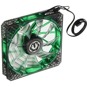 BitFenix Spectre Pro LED Green 140 mm computerbehuizing ventilator - computer koelcomponenten (computerbehuizing, ventilator, 14 cm, 1200 tpm, 22,8 dB, 86,73 cfm)