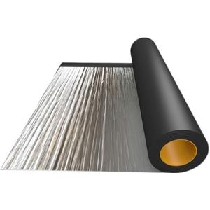 Asfaltbitumen kleefband, Aluminiumfolie Bitumen Reparatietape Zelfklevend Waterdicht Zilver Verschillende Maten(40x1000cm)