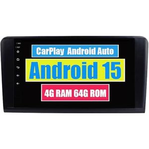 RoverOne Auto Stereo CarPlay Hoofd Unit voor Mercedes Benz ML GL Class ML350 GL320 X164 2005-2009 Android Auto Touchscreen Sat Navi Bluetooth WiFi Radio Speler