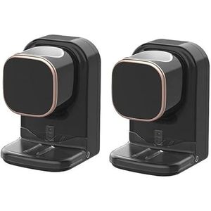 Tandpasta knijper - Rollende tube tandpasta knijper, tandpasta dispenser, bespaart tandpasta(Black 2pcs)