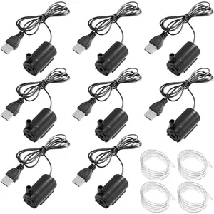 Waterpomp - Mini Dompelpomp - 20 W - 1500 L/u - Ultra Stille Aquariumpomp Met 3 Sproeiers En 1 5 M Slang Voor Tuinen En Vijvers
