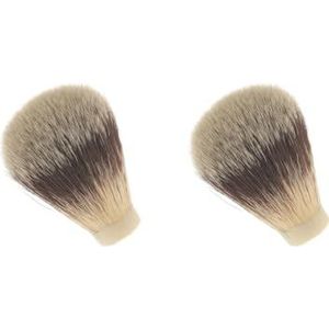 2 Set Nylon Scheerborstel Knoop Voor Mannen Salon Haar Ramoval Snijden Stof Reiniging 2.0x6 cm
