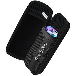 Khanka Harde reiskoffer voor Ortizan X10 draagbare Bluetooth-luidspreker IPX7 waterdichte draadloze luidspreker, alleen hoes (zwart)