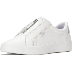 Keds Przip-6, modieuze damessneakers, Wit leder, 41 EU Larga