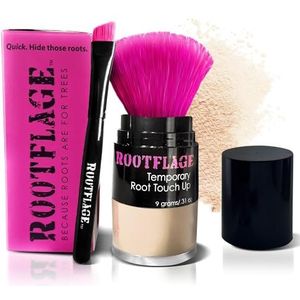 Rootflage Cool Blonde Tijdelijke Root Cover Up door Rootflage Tijdelijke Root Touch Up