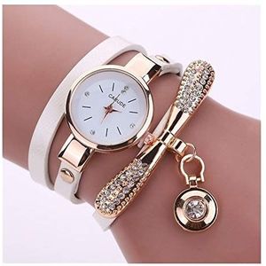 Dames horloges Top Brand Leer van dames armband horloges Pendant kwarts polshorloge Luxe Fashion quartz horloge Reloj Mujer (Color : 9)