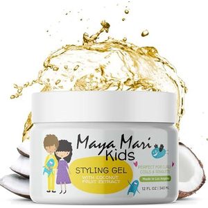 MAYA MARI Kids Hair Gel Kokos Extract Veilig en Zacht Haar Producten voor Peuters Sulfaat Gratis voor Jongens en Meisjes 300ml