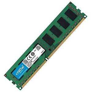 Crucial - CT102464BD160B - RAM Geheugen - 8GB - DDR3L, 1600 MT/s, PC3L-12800, DIMM, 240-Pin
