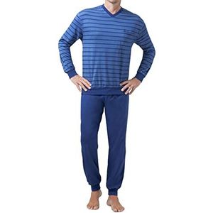 hajo Polo & Sportswear Herenpyjama in klimaatlicht, blauw, L