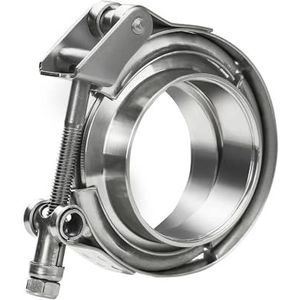 V-bandklem, Snelspan V-bandklem met flensen for uitlaat, diverse maten, roestvrij staal 304(1.5inch)