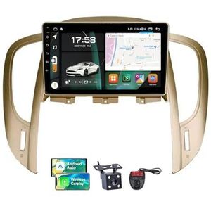 Android 13 GPS-Autoradio voor Buick LaCrosse 2009-2013 9 inch Touchscreen met Bluetooth 5.0/SWC/FM RDS DAB+ Radio/Carplay Android Auto/DSP Video Stereo Speler + DVR Achtercamera(NF-7)