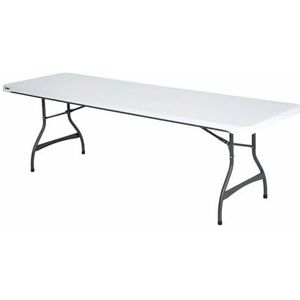 Klaptafel Lifetime wit 244 x 74 x 76 cm - Merk: Lifetime - EAN: 0081483834757