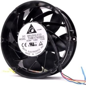 172mm axiale ventilator voor Delta 48V 5.8A 17CM PWM-koelventilator THB1748BG voor industriële datacenterkoeling