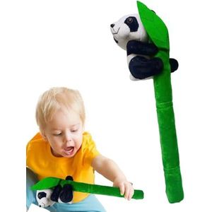 Panda knuffels - Mini Panda-knuffels Realistische pluche poppen,Panda-poppen met dierentuinthema voor vakantiecadeaus, activiteitendecoraties, feestartikelen, dierentuin-souvenirs Bigud