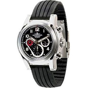 Zeno Watch Basel herenhorloge analoog automatisch met siliconen armband 2739TH-3-b1
