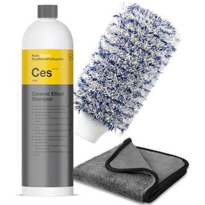Koch Chemie Keramische Effect Shampoo met droogdoek, plus washandje, autowasset, keramische verzegeling, keramische set
