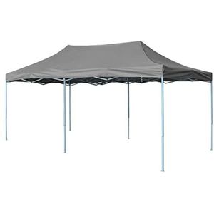 VidaXL Pop-up Inklapbare Partytent 3x6m Antraciet