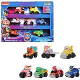 PAW Patrol The Mighty Movie - 7-delige Pup Squad Racers cadeauset met unieke Mighty Pups Liberty-speelgoedauto