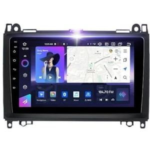 Android 13 Autoradio Carplay Compatibel met Mercedes-Benz B200 W169 W245 Sprinter W639 Vito Navigatie GPS Multimedia Videospeler(NF2 2-32G 4Core)