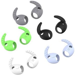 Avejjbaey Zweetbestendige siliconen oordopjes oordopjes hoezen mouwen lange zachte oordopjes geluidsisolerend voor Buds 3 oordopjes