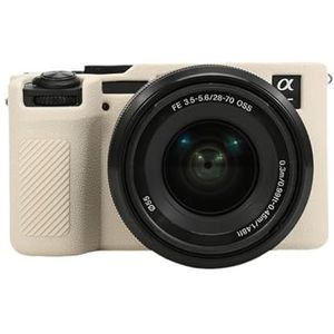 Camerabeschermingskoffer Litchi textuur zachte siliconen beschermende hoes Camera draagband