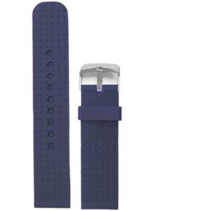 LUGEMA 20mm marineblauw kleur siliconen jelly rubberen unisex horlogeband bandjes Wb1053t20jb
