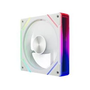 QPSJXN TEUCER 120 mm RGB pc-behuizing ventilator waterkoeling 4pin PWM CPU-ventilatoren 3pin 5v ARGB compatibel met verschillende hoesjes (W-Forward)