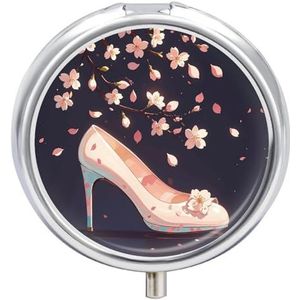 Crystal Hoge Hakken Pil Doos Pil Case Pil Organizer Geneeskunde Pil Organizer Wekelijkse Pil Organizer Pil Houder Kleine Pil Case Pil Containers Pil Houder voor Portemonnee