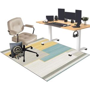 Tkuhknag Gaming stoeltapijt, kantoorvloerbeschermingsmat, parket- en harde vloerbescherming, bureaustoeltapijt, 200 x 280 cm, duurzame beschermmat voor harde vloeren