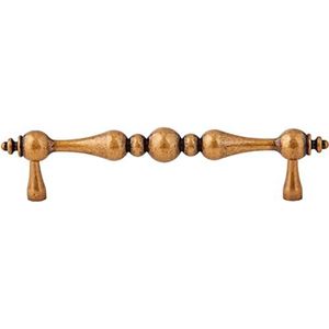 QRFMWRYO Kast handgrepen deur lade knoppen kast handgrepen trek knoppen vintage massief messing trekt dressoir lade hardware antiek koper keuken lade pull deur handgrepen (maat : gat afstand: 128 mm)