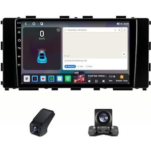 Android 13 Autoradio geldt voor Hyundai Stargazer 2022-2023 9 inch Touchscreen Autoradio met Wireless Carplay Android Auto Navi GPS Bluetooth FM/RDS Radio+Telecamera Achterkant(NF-1)