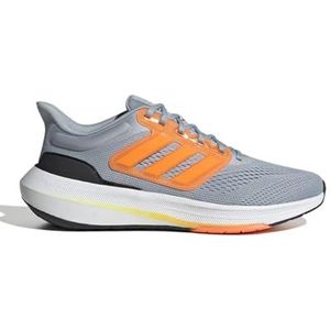 adidas Ultrabounce hardloopschoen voor heren, Grijs/Oranje/Wit, 46 EU