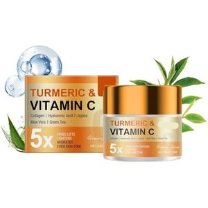 Vitamine C Verstevigende Crème - Vermindert Fijne Lijntjes, Hydrateert En Verstevigt De Gezichtshuid(1PCs)