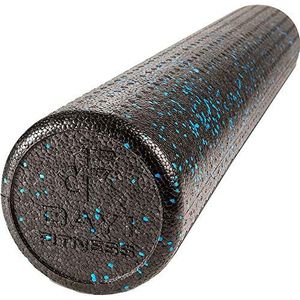 Hoge dichtheid spierschuimrollen per dag 1 fitness - sportmassagerollen voor rekken, fysiale therapie, diepe weefsels, myofasciale release - ideaal voor oefening en pijnverlichting - gespikkeld blauw, 36