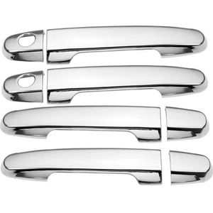 Autodeurgreepafdekking Stijlvolle Deurgreepafdekking Decoratieve Afdekking Gemodificeerde Auto-accessoires Voor Suzuki Voor Swift 2005-2017(Zilver,2)