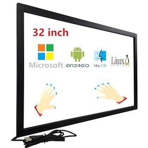 Deyowo - 32 Inch - Infrarood Touch Screen Frame - Touchscreen Panel - Gratis Driver voor Interactief Whiteboard