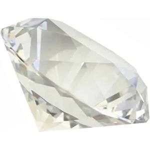 Tuin Suncatchers 1 stks Wit 100mm Crystal Diamond Sieraden Geschenken Handgemaakte Hanger Kettingen