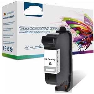 JS21 Sneldrogende inktpatronen in zwart, blauw en rood, compatibel met M3S, M6, M7, MX1, MX2, MX4 handinkjetprinters, 1 stuk, blauw